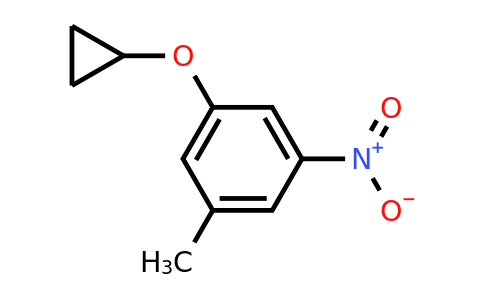 CAS 1243407-91-1 | 1-Cyclopropoxy-3-methyl-5-nitrobenzene