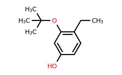 CAS 1243407-92-2 | 3-(Tert-butoxy)-4-ethylphenol