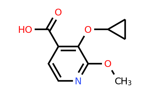 CAS 1243407-93-3 | 3-Cyclopropoxy-2-methoxyisonicotinic acid