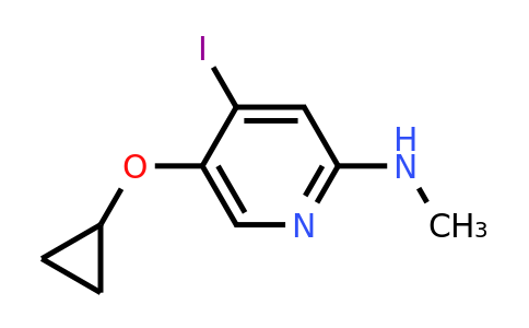 CAS 1243407-95-5 | 5-Cyclopropoxy-4-iodo-N-methylpyridin-2-amine