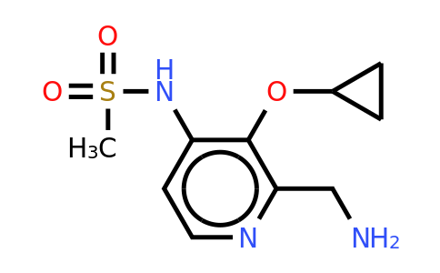 CAS 1243408-00-5 | N-(2-(aminomethyl)-3-cyclopropoxypyridin-4-YL)methanesulfonamide