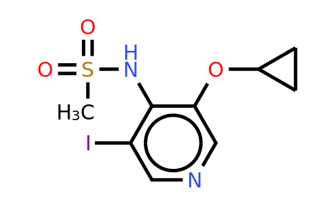 CAS 1243408-02-7 | N-(3-cyclopropoxy-5-iodopyridin-4-YL)methanesulfonamide