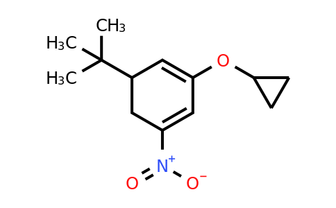 CAS 1243408-04-9 | 5-Tert-butyl-3-cyclopropoxy-1-nitrocyclohexa-1,3-diene
