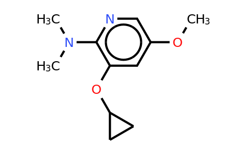 CAS 1243408-06-1 | 3-Cyclopropoxy-5-methoxy-N,n-dimethylpyridin-2-amine
