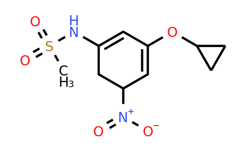 CAS 1243408-12-9 | N-(3-cyclopropoxy-5-nitrocyclohexa-1,3-dienyl)methanesulfonamide