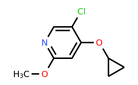 CAS 1243408-14-1 | 5-Chloro-4-cyclopropoxy-2-methoxypyridine