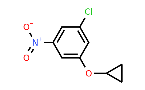 CAS 1243408-20-9 | 1-Chloro-3-cyclopropoxy-5-nitrobenzene