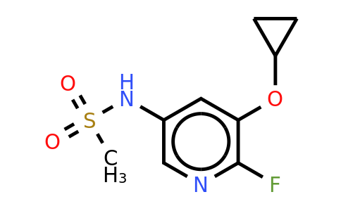 CAS 1243408-26-5 | N-(5-cyclopropoxy-6-fluoropyridin-3-YL)methanesulfonamide