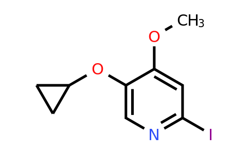 CAS 1243408-30-1 | 5-Cyclopropoxy-2-iodo-4-methoxypyridine
