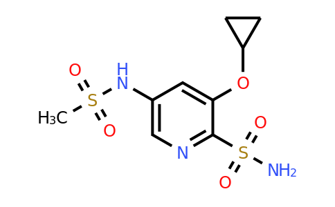 CAS 1243408-31-2 | 3-Cyclopropoxy-5-(methylsulfonamido)pyridine-2-sulfonamide
