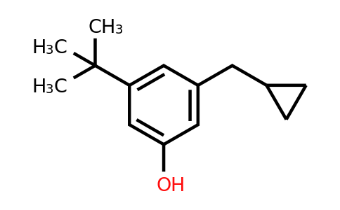 CAS 1243408-33-4 | 3-Tert-butyl-5-(cyclopropylmethyl)phenol