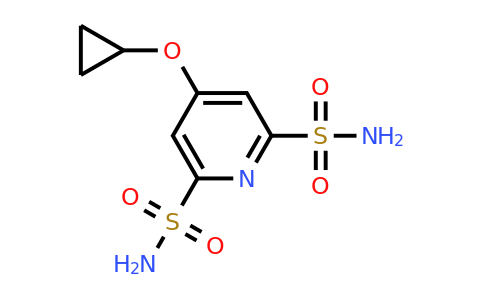CAS 1243408-34-5 | 4-Cyclopropoxypyridine-2,6-disulfonamide