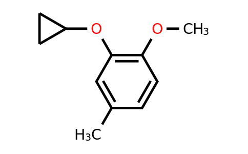 CAS 1243408-36-7 | 2-Cyclopropoxy-1-methoxy-4-methylbenzene