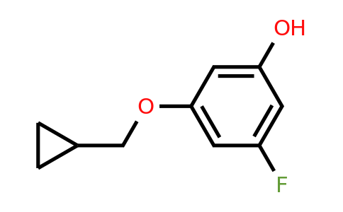CAS 1243408-37-8 | 3-(Cyclopropylmethoxy)-5-fluorophenol