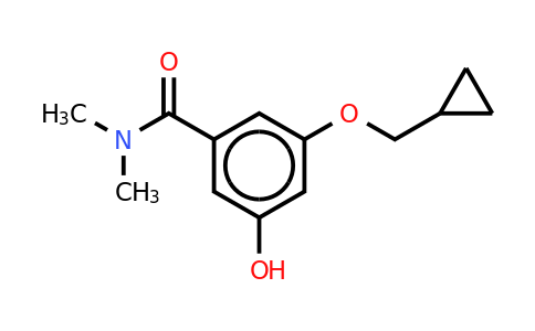 CAS 1243408-40-3 | 3-(Cyclopropylmethoxy)-5-hydroxy-N,n-dimethylbenzamide