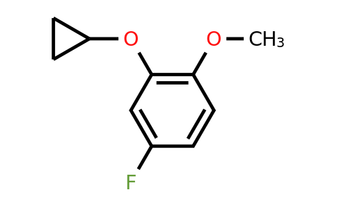 CAS 1243408-41-4 | 2-Cyclopropoxy-4-fluoro-1-methoxybenzene