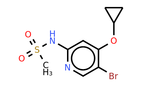 CAS 1243408-43-6 | N-(5-bromo-4-cyclopropoxypyridin-2-YL)methanesulfonamide