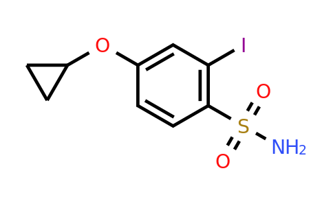 CAS 1243408-44-7 | 4-Cyclopropoxy-2-iodobenzenesulfonamide