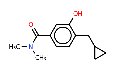 CAS 1243408-45-8 | 4-(Cyclopropylmethyl)-3-hydroxy-N,n-dimethylbenzamide