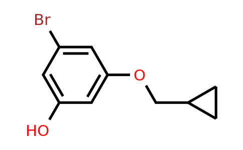 CAS 1243408-46-9 | 3-Bromo-5-(cyclopropylmethoxy)phenol