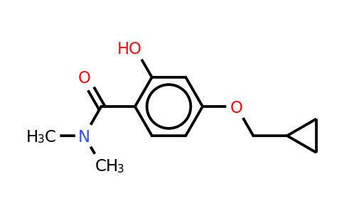 CAS 1243408-55-0 | 4-(Cyclopropylmethoxy)-2-hydroxy-N,n-dimethylbenzamide