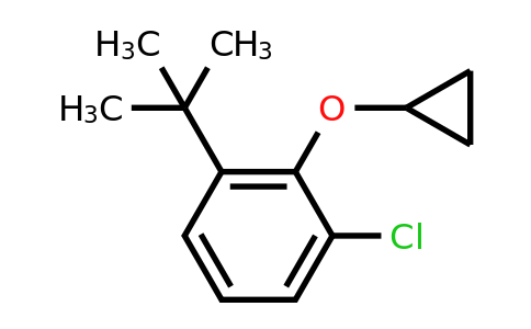 CAS 1243408-56-1 | 1-Tert-butyl-3-chloro-2-cyclopropoxybenzene