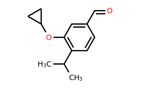 CAS 1243408-57-2 | 3-Cyclopropoxy-4-isopropylbenzaldehyde