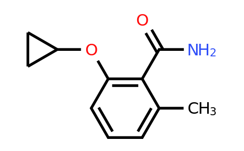 CAS 1243408-59-4 | 2-Cyclopropoxy-6-methylbenzamide