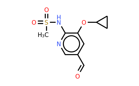 CAS 1243408-61-8 | N-(3-cyclopropoxy-5-formylpyridin-2-YL)methanesulfonamide