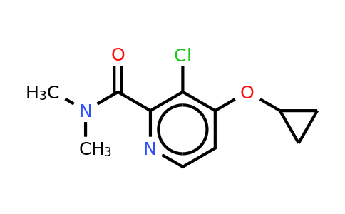 CAS 1243408-65-2 | 3-Chloro-4-cyclopropoxy-N,n-dimethylpicolinamide