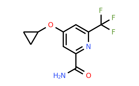 CAS 1243408-67-4 | 4-Cyclopropoxy-6-(trifluoromethyl)picolinamide