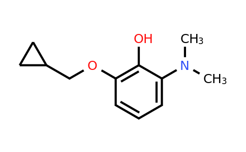 CAS 1243408-69-6 | 2-(Cyclopropylmethoxy)-6-(dimethylamino)phenol