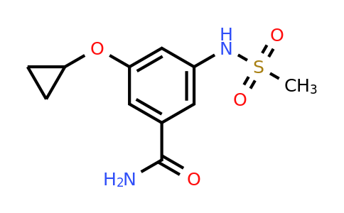 CAS 1243408-70-9 | 3-Cyclopropoxy-5-(methylsulfonamido)benzamide