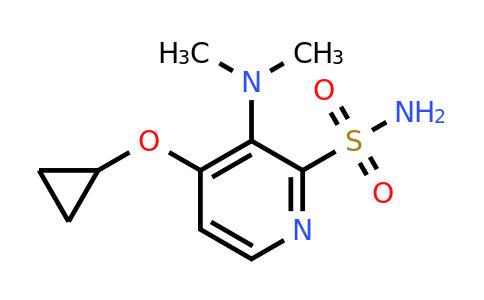 CAS 1243408-71-0 | 4-Cyclopropoxy-3-(dimethylamino)pyridine-2-sulfonamide