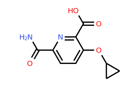 CAS 1243408-74-3 | 6-Carbamoyl-3-cyclopropoxypicolinic acid