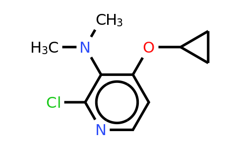 CAS 1243408-75-4 | 2-Chloro-4-cyclopropoxy-N,n-dimethylpyridin-3-amine