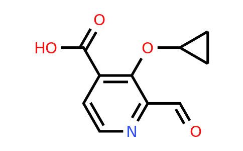 CAS 1243408-76-5 | 3-Cyclopropoxy-2-formylisonicotinic acid