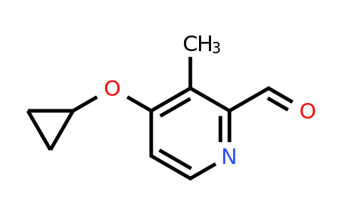 CAS 1243408-79-8 | 4-Cyclopropoxy-3-methylpicolinaldehyde