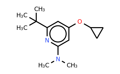 CAS 1243408-81-2 | 6-Tert-butyl-4-cyclopropoxy-N,n-dimethylpyridin-2-amine