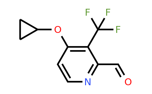 CAS 1243408-82-3 | 4-Cyclopropoxy-3-(trifluoromethyl)picolinaldehyde