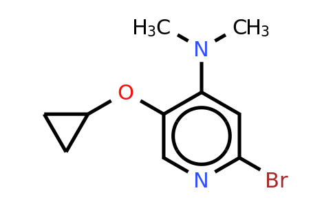 CAS 1243408-84-5 | 2-Bromo-5-cyclopropoxy-N,n-dimethylpyridin-4-amine