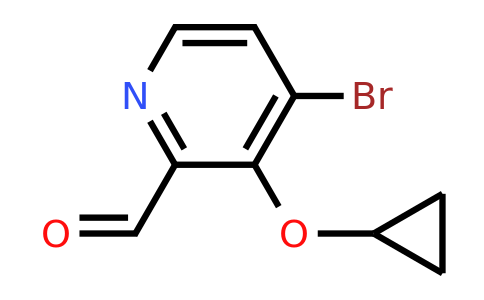 CAS 1243408-85-6 | 4-Bromo-3-cyclopropoxypicolinaldehyde