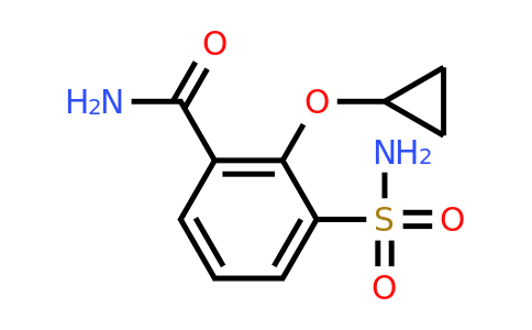 CAS 1243408-86-7 | 2-Cyclopropoxy-3-sulfamoylbenzamide