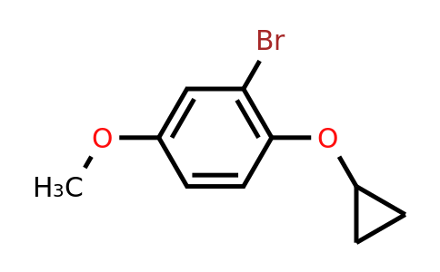 2-Bromo-1-cyclopropoxy-4-methoxybenzene