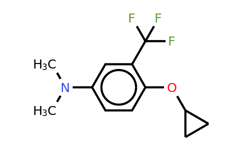 CAS 1243408-92-5 | 4-Cyclopropoxy-N,n-dimethyl-3-(trifluoromethyl)aniline