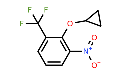CAS 1243408-94-7 | 2-Cyclopropoxy-1-nitro-3-(trifluoromethyl)benzene
