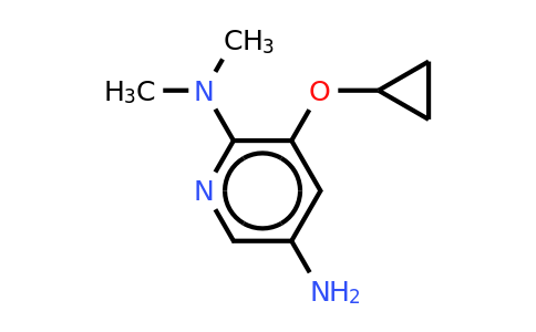 CAS 1243409-03-1 | 3-Cyclopropoxy-2-N,2-N-dimethylpyridine-2,5-diamine