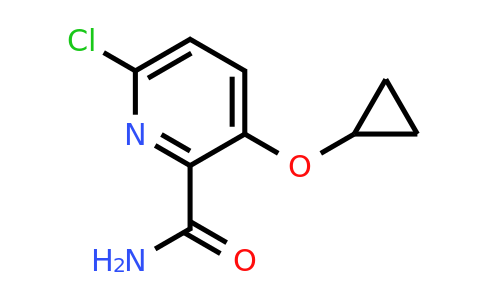 CAS 1243409-05-3 | 6-Chloro-3-cyclopropoxypicolinamide