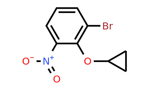 CAS 1243409-07-5 | 1-Bromo-2-cyclopropoxy-3-nitrobenzene