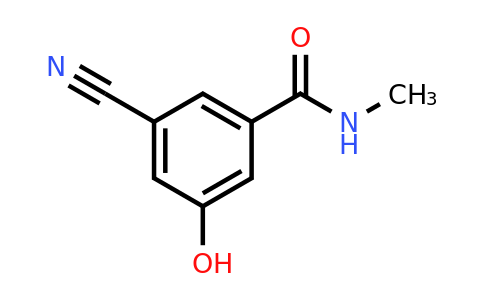 CAS 1243409-11-1 | 3-Cyano-5-hydroxy-N-methylbenzamide